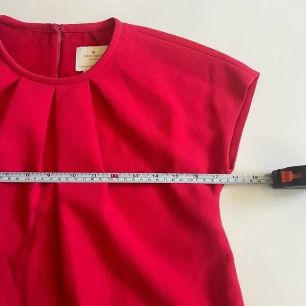 Kate Spade New York Pink Short Sleeve Dress - 00 - Picture 4 of 6